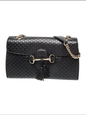 Authentic Gucci Emily Guccissima Shoulder Bag